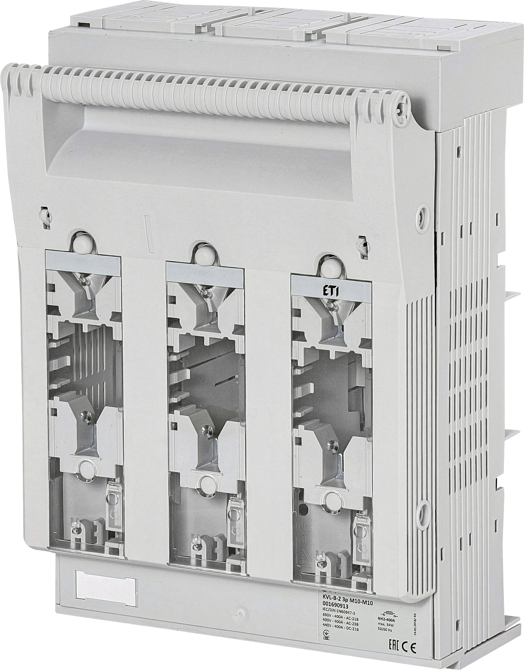 Drošinātāju blokslēdzis KVL-B-2 3p M10-M10 001690913