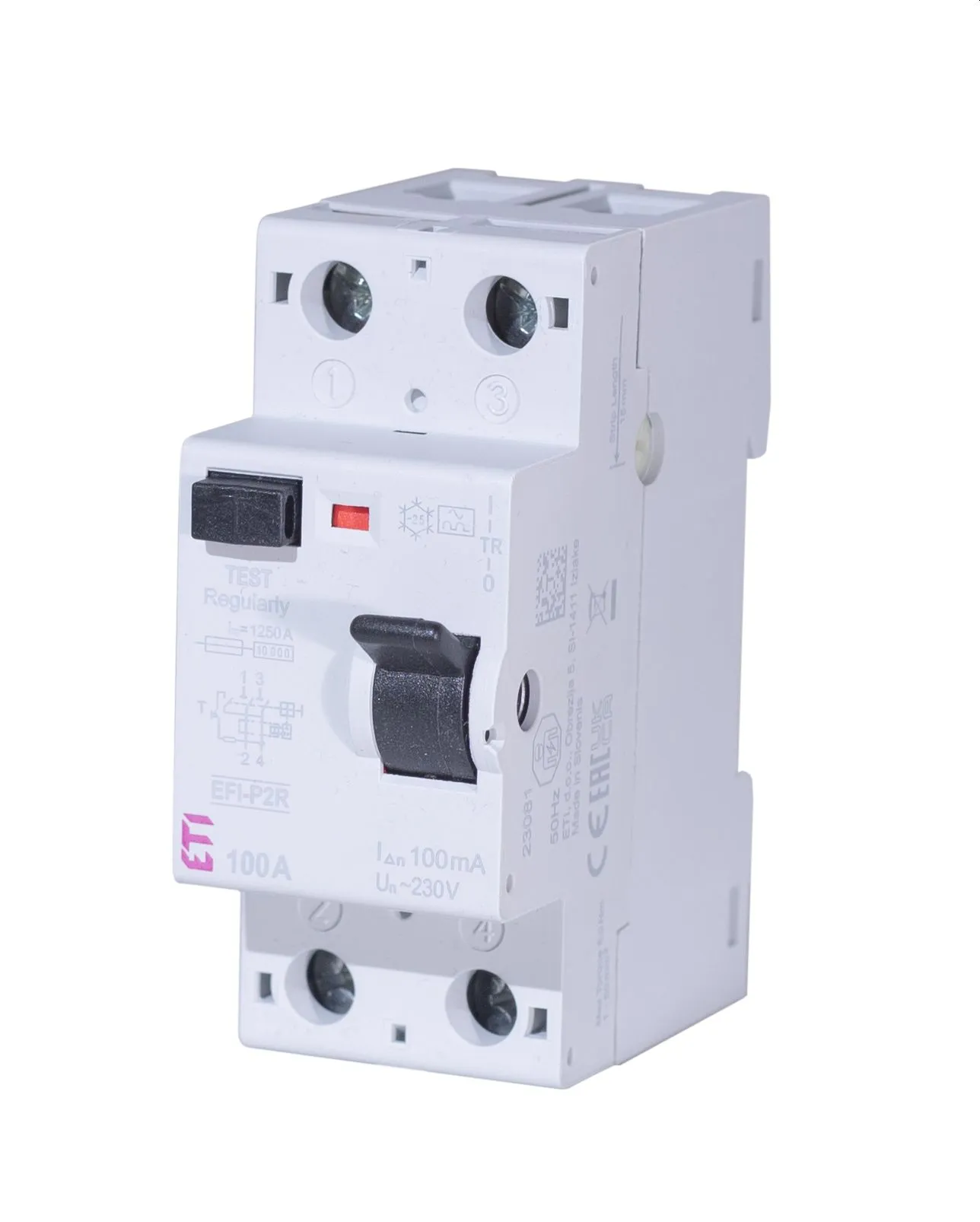 RCCB direncālis EFI-P2R A 125/0.5 002061496