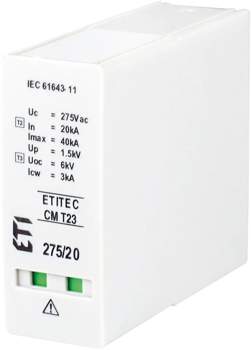 Pārsprieguma ierobežotājs MOD.ETITEC CM T23 275/20 G 002440659