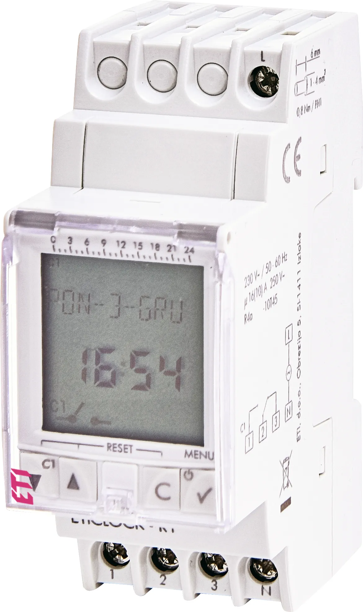 Laika relejs, digitālais ETICLOCK-R1 002472053