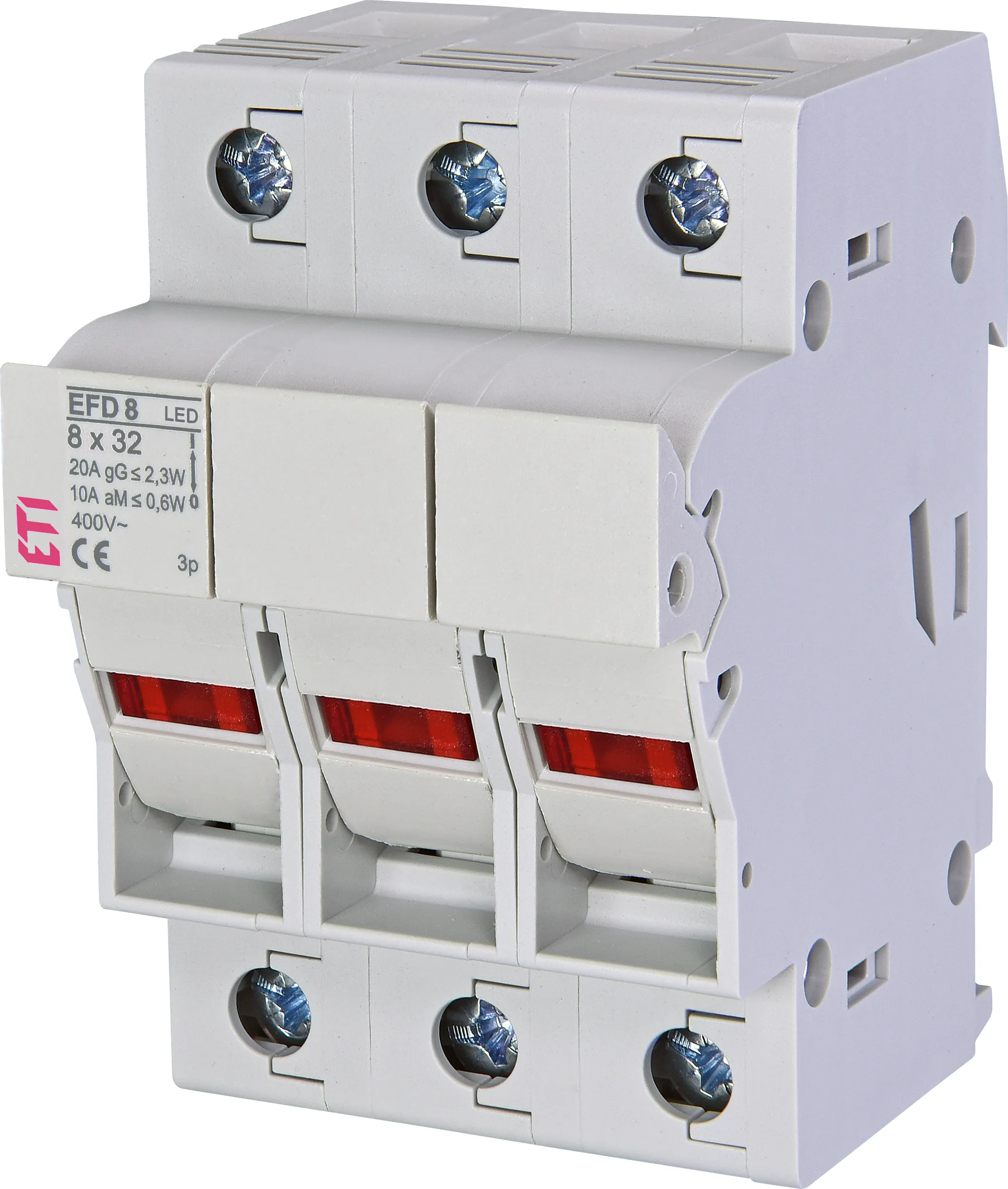 Drošinātāju blokslēdzis EFD 8 3p LED 002520014