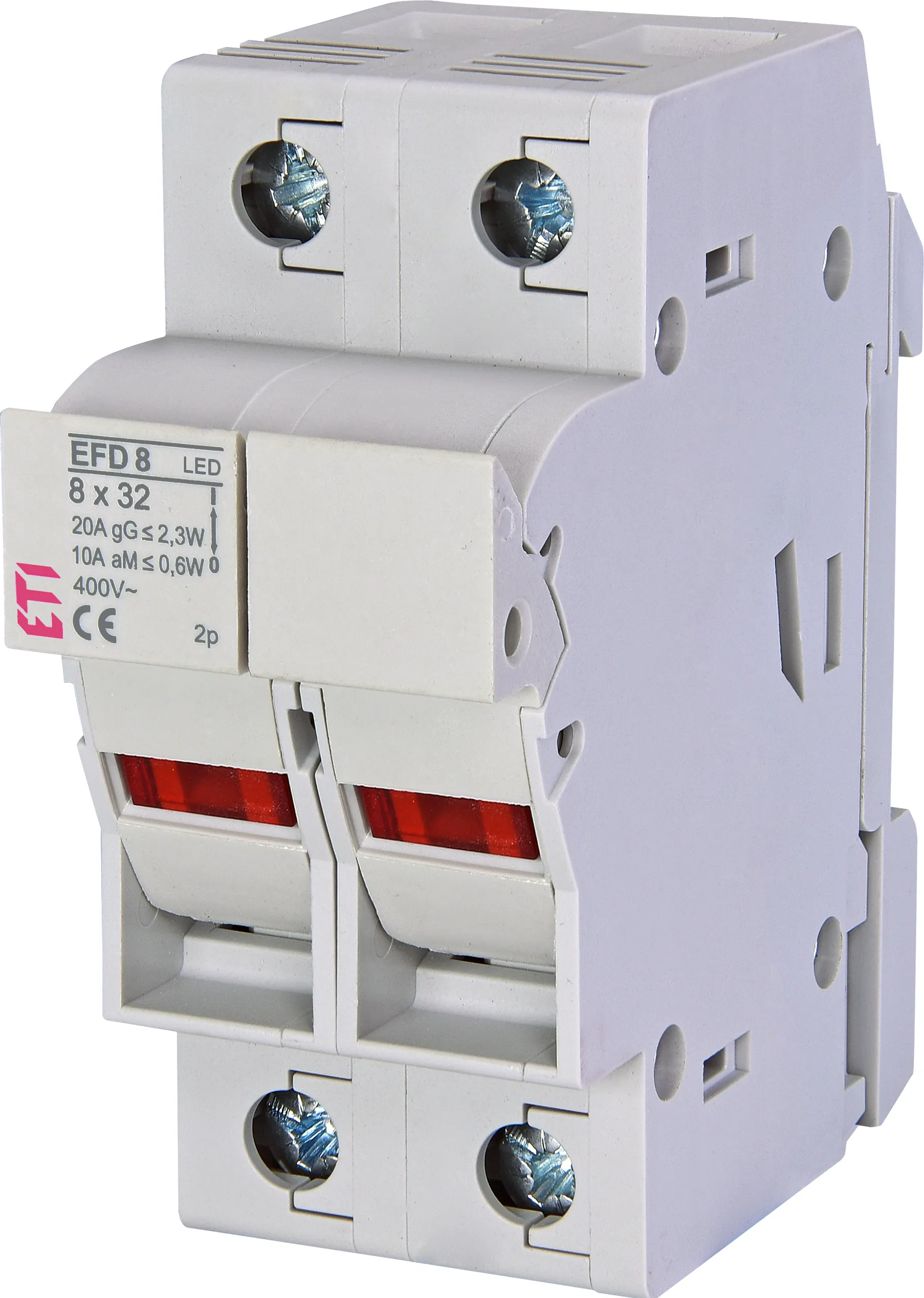 Drošinātāju blokslēdzis EFD 8 2p LED AD 002520313