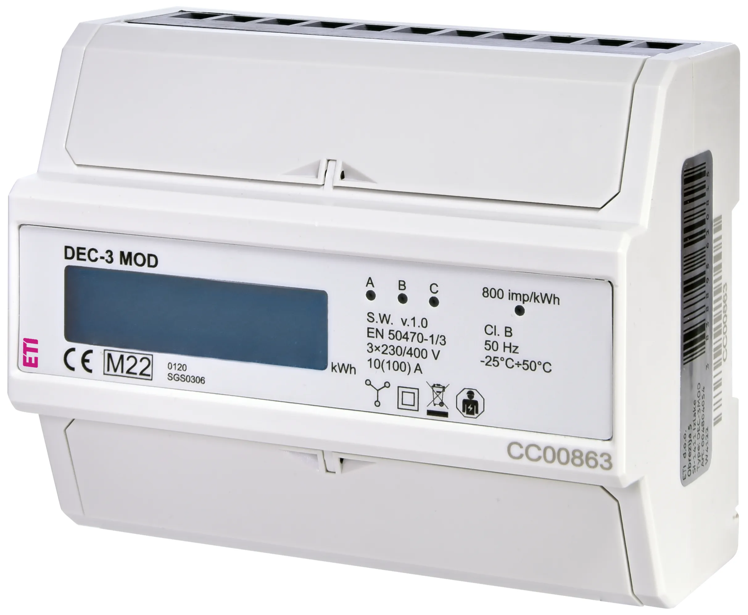 El. Skaitītājs DEC-3MOD 004804054