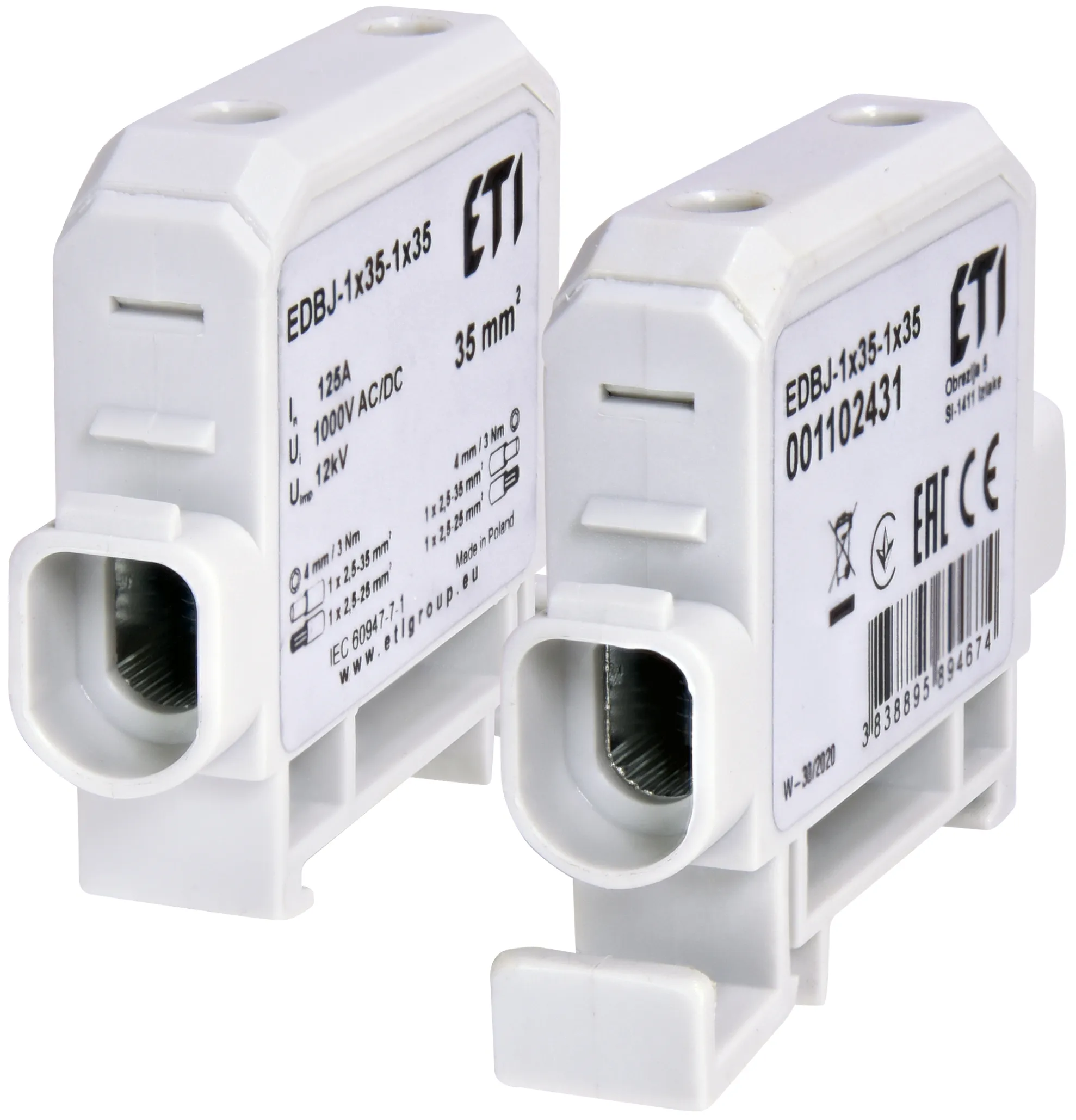 Savienojuma stiprinājumi EDBJ-1x35-1x35 001102431