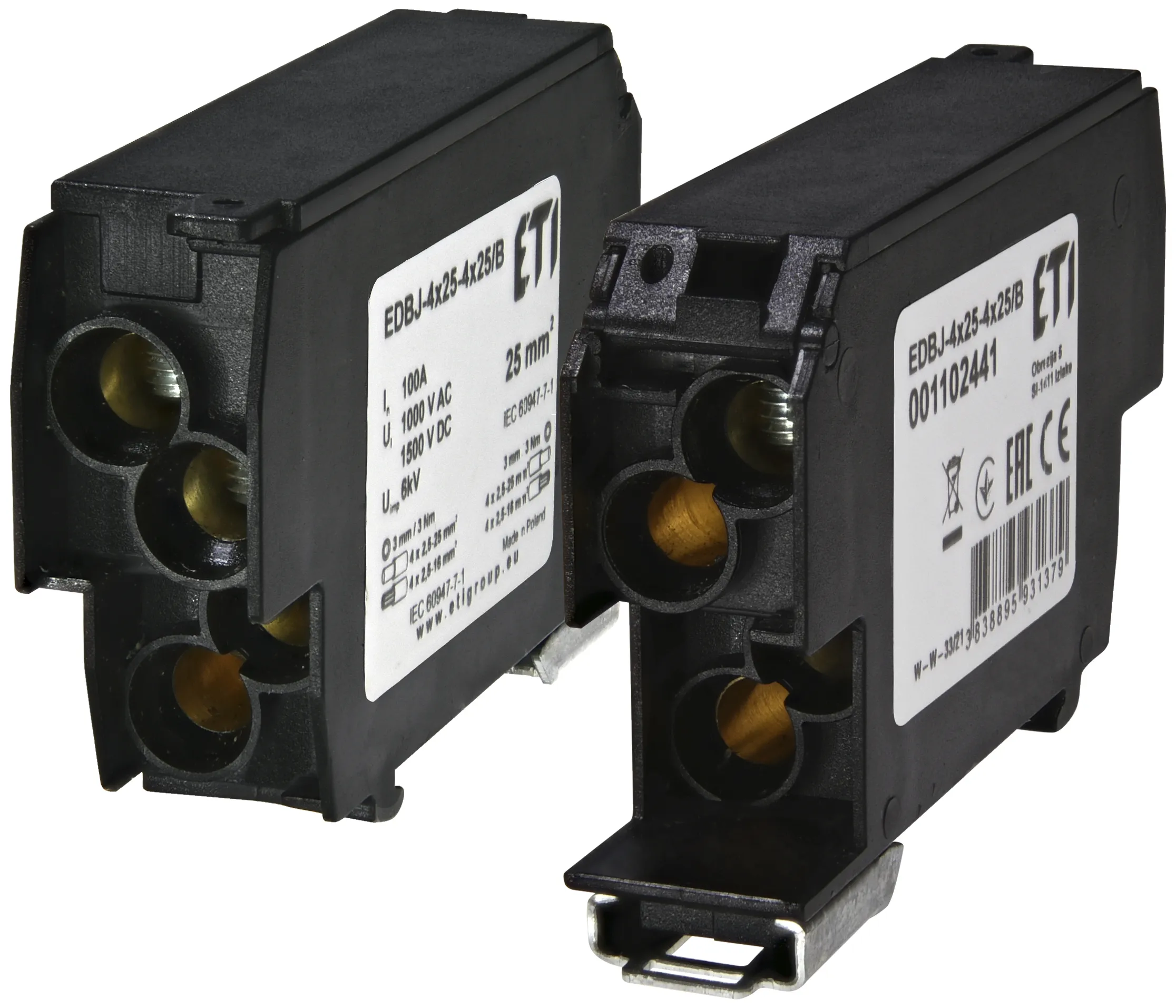 Sadales bloks EDBJ-4x25-4x25/B 001102441