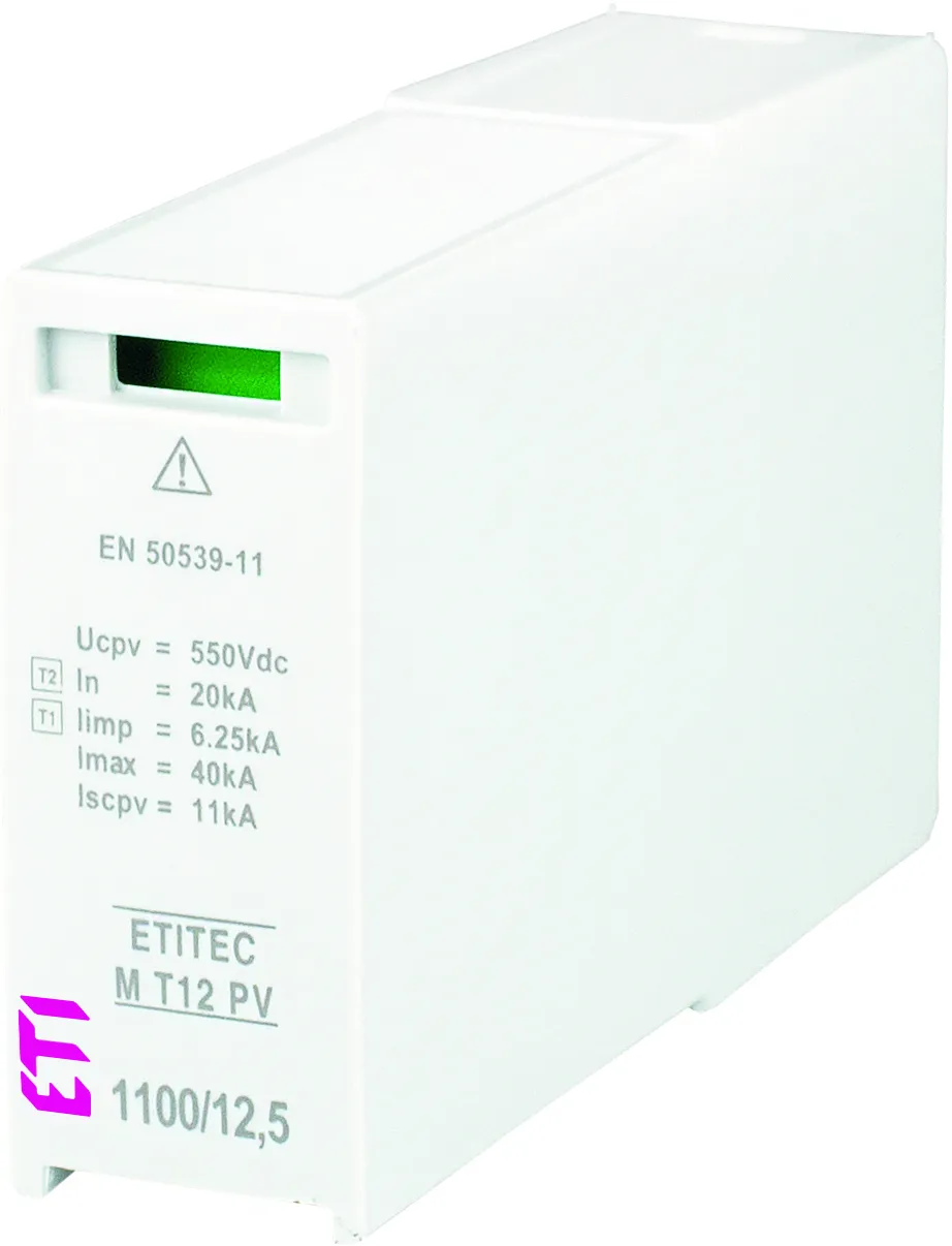 Pārsprieguma ierobežotājs MOD. M T12 PV 750/6,25 S 002440522