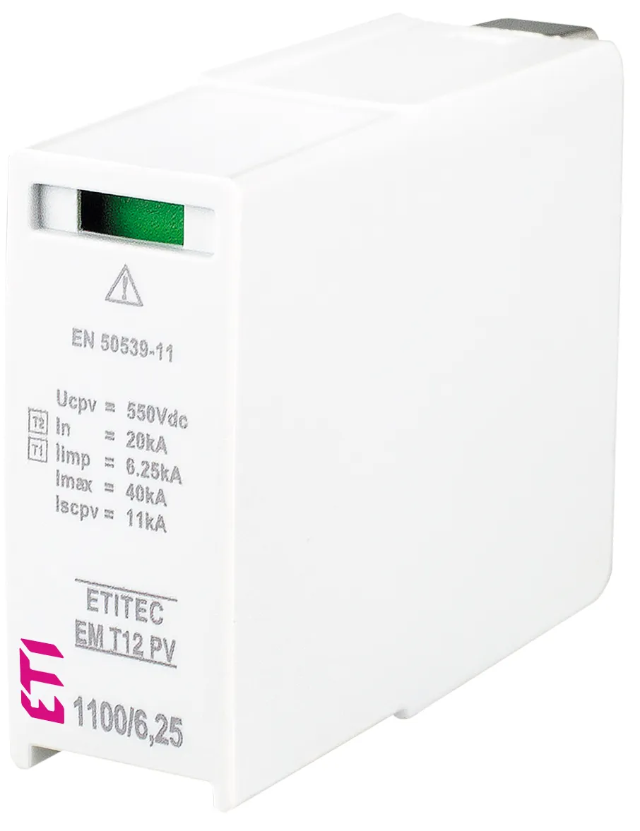 Pārsprieguma ierobežotājs MOD. EM T12 PV 750/5 002440585