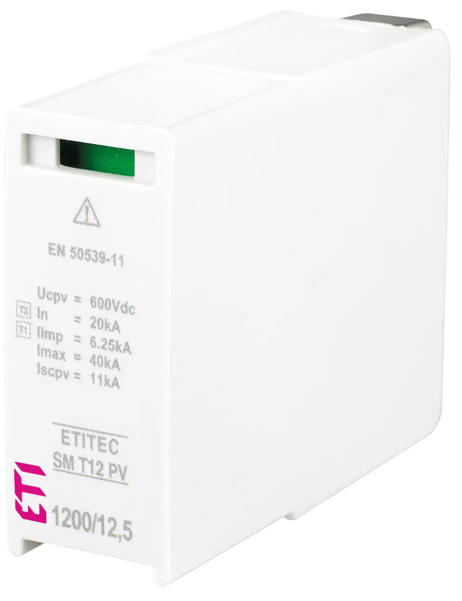 Pārsprieguma ierobežotājs MOD. SM T12 PV 600/12,5 M 002440633