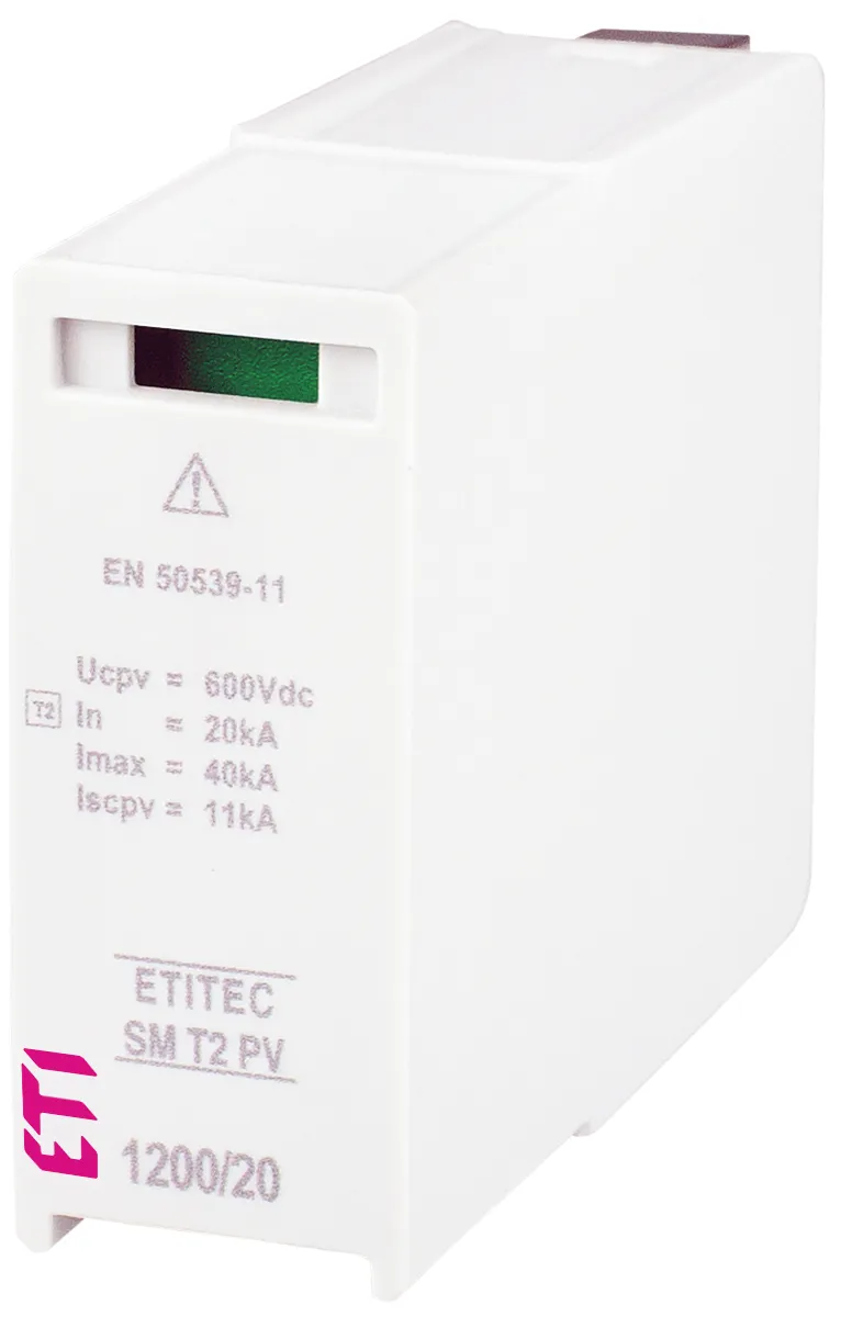 Pārsprieguma ierobežotājs MOD. SM T2 PV 600/20 S 002440636