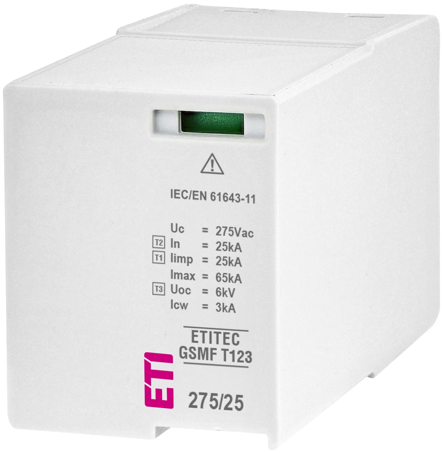 Pārsprieguma ierobežotājs MOD. GSMF T123 275/25 002440725