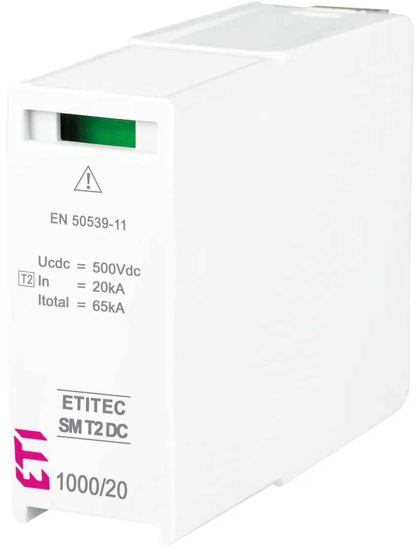 Pārsprieguma ierobežotājs MOD. SM T2 DC 500/20 M 002440731