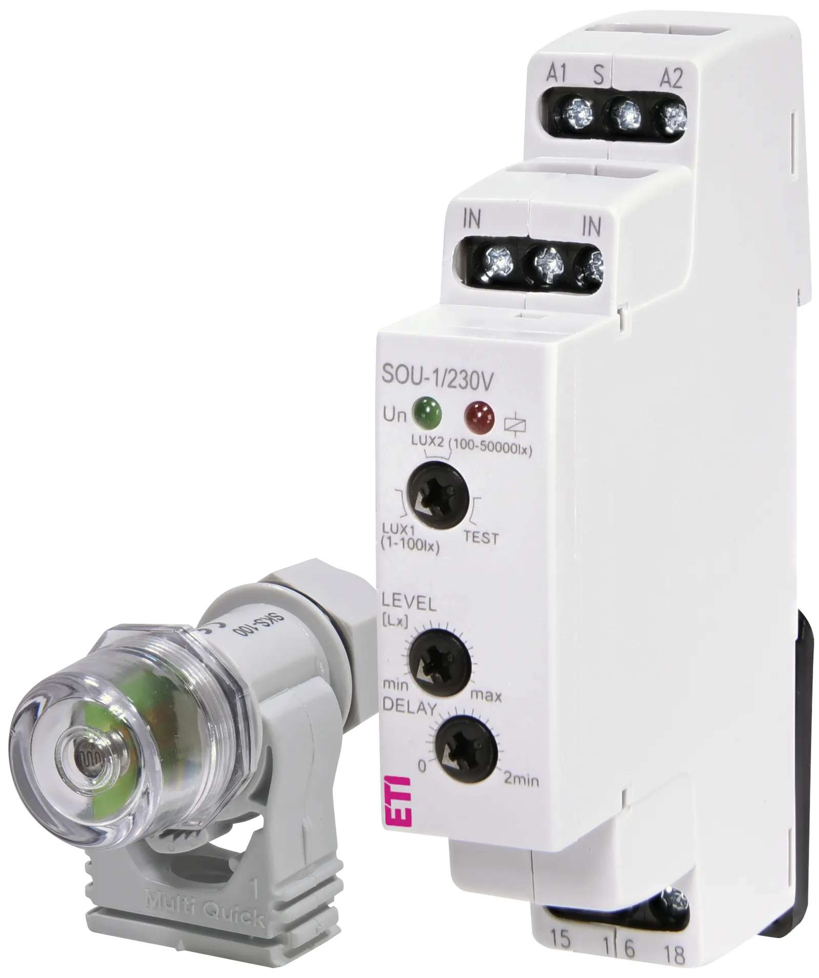 Krēslas relejs SOU-1/230V+senzor 002470011