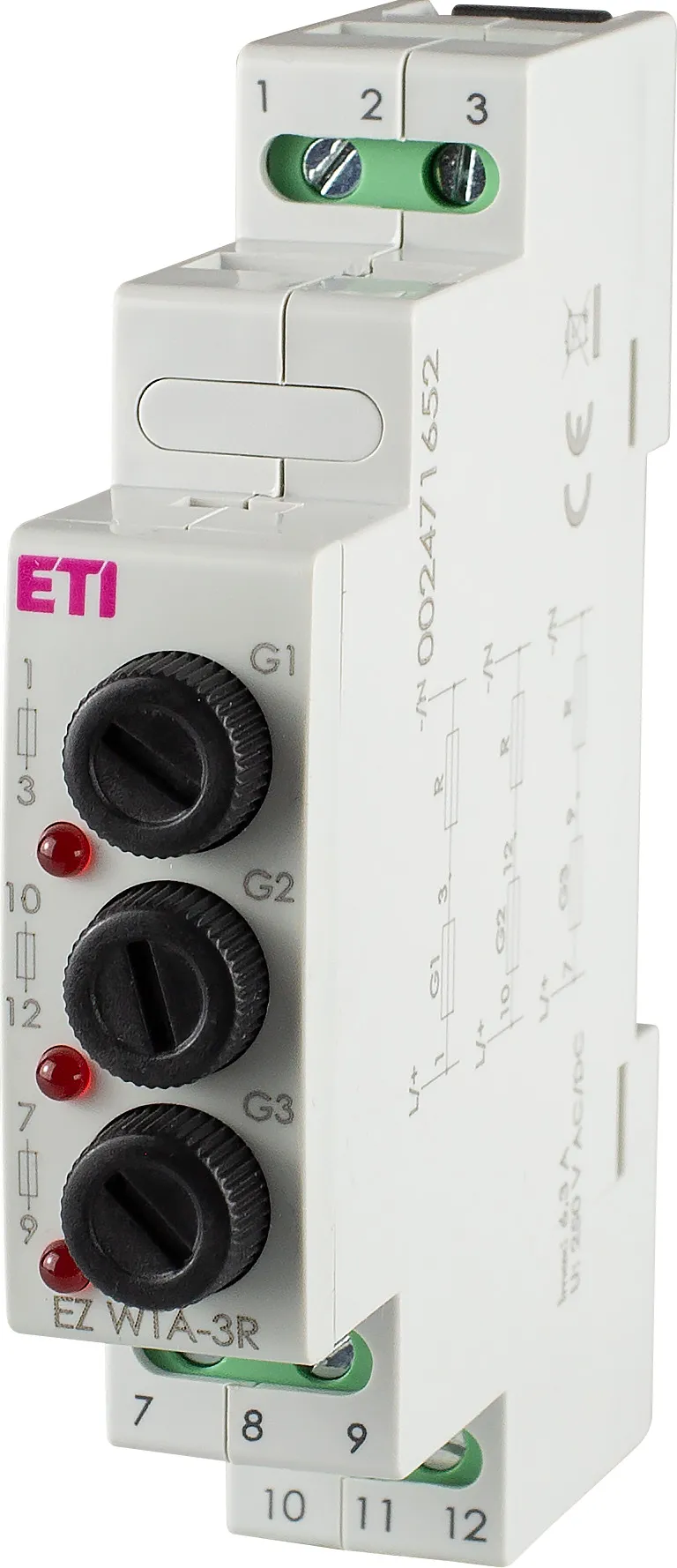 Drošinātāju turētājs EZ WTA-3R 002471652