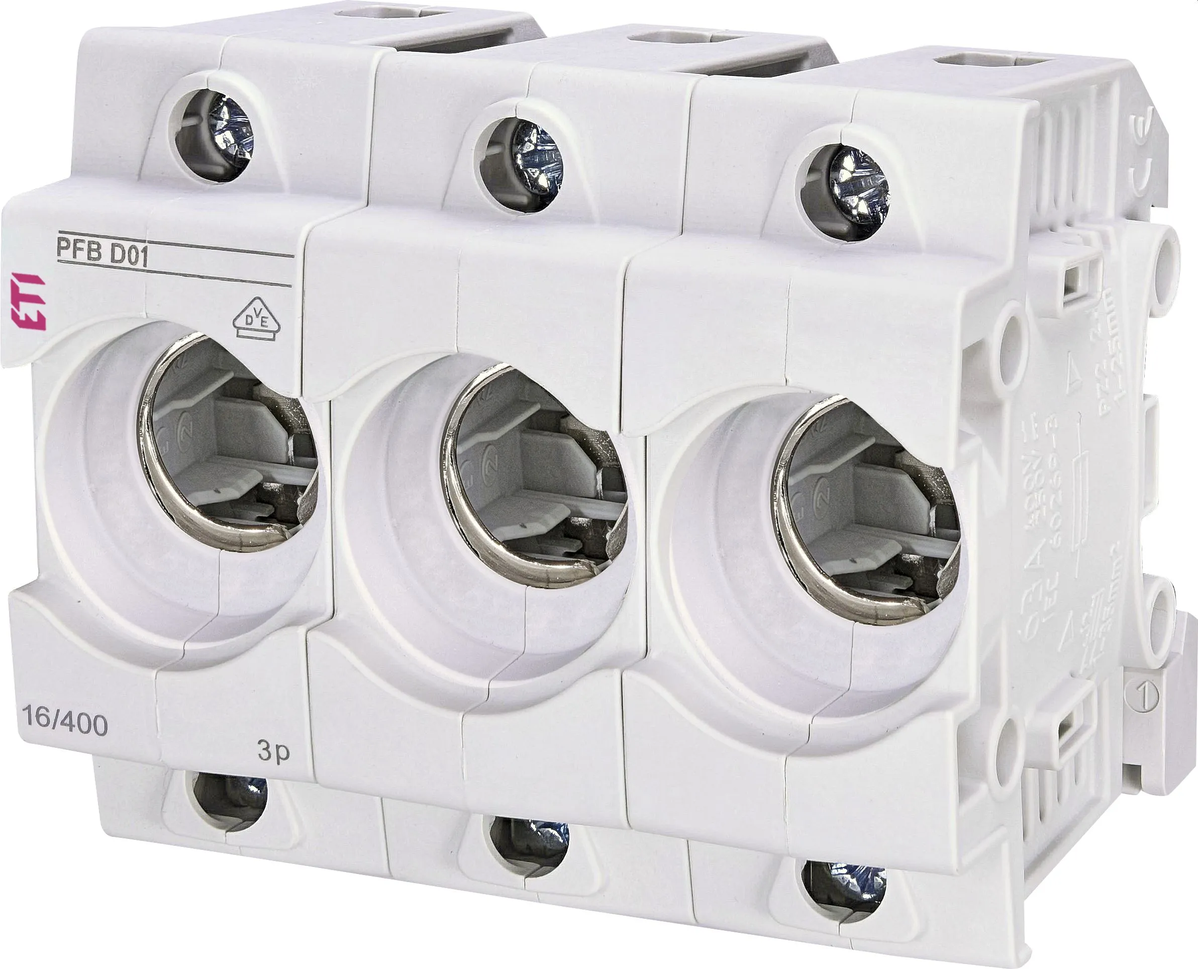 Drosinātāja pamatne PFB D01 3p 002510013