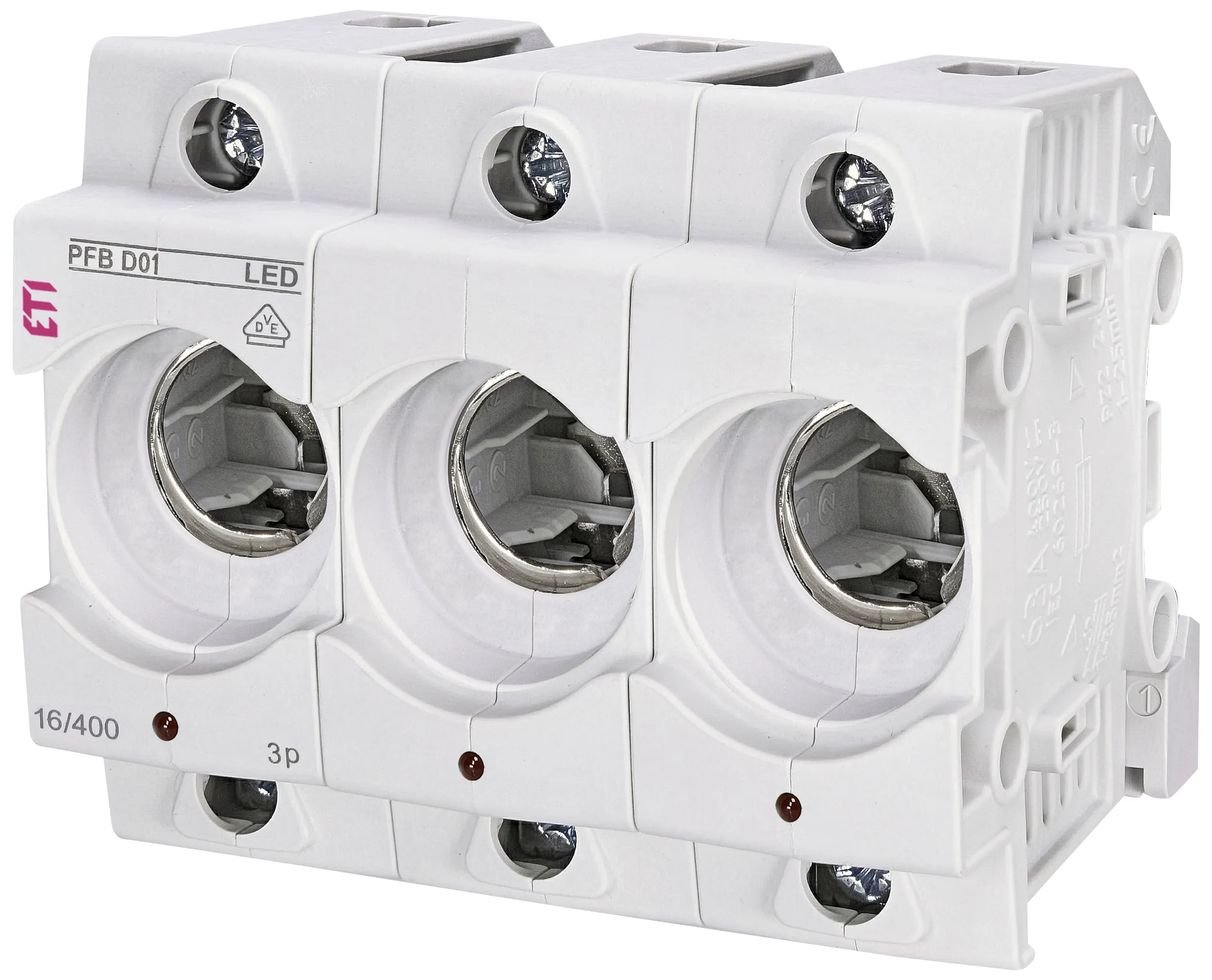 Drosinātāja pamatne PFB D01 3p LED 002510014