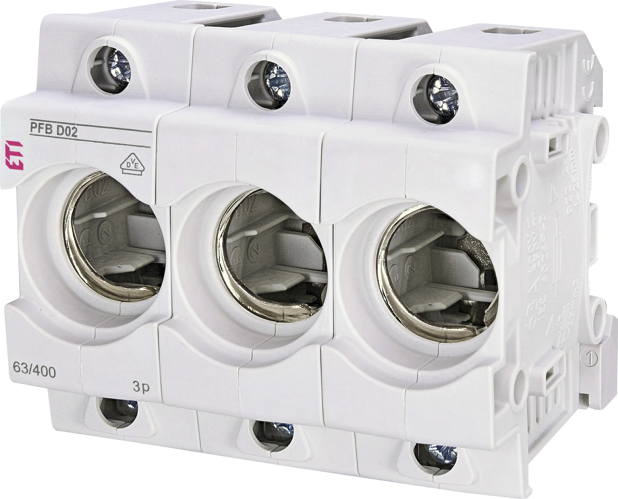 Drosinātāja pamatne PFB D02 3p 002510023