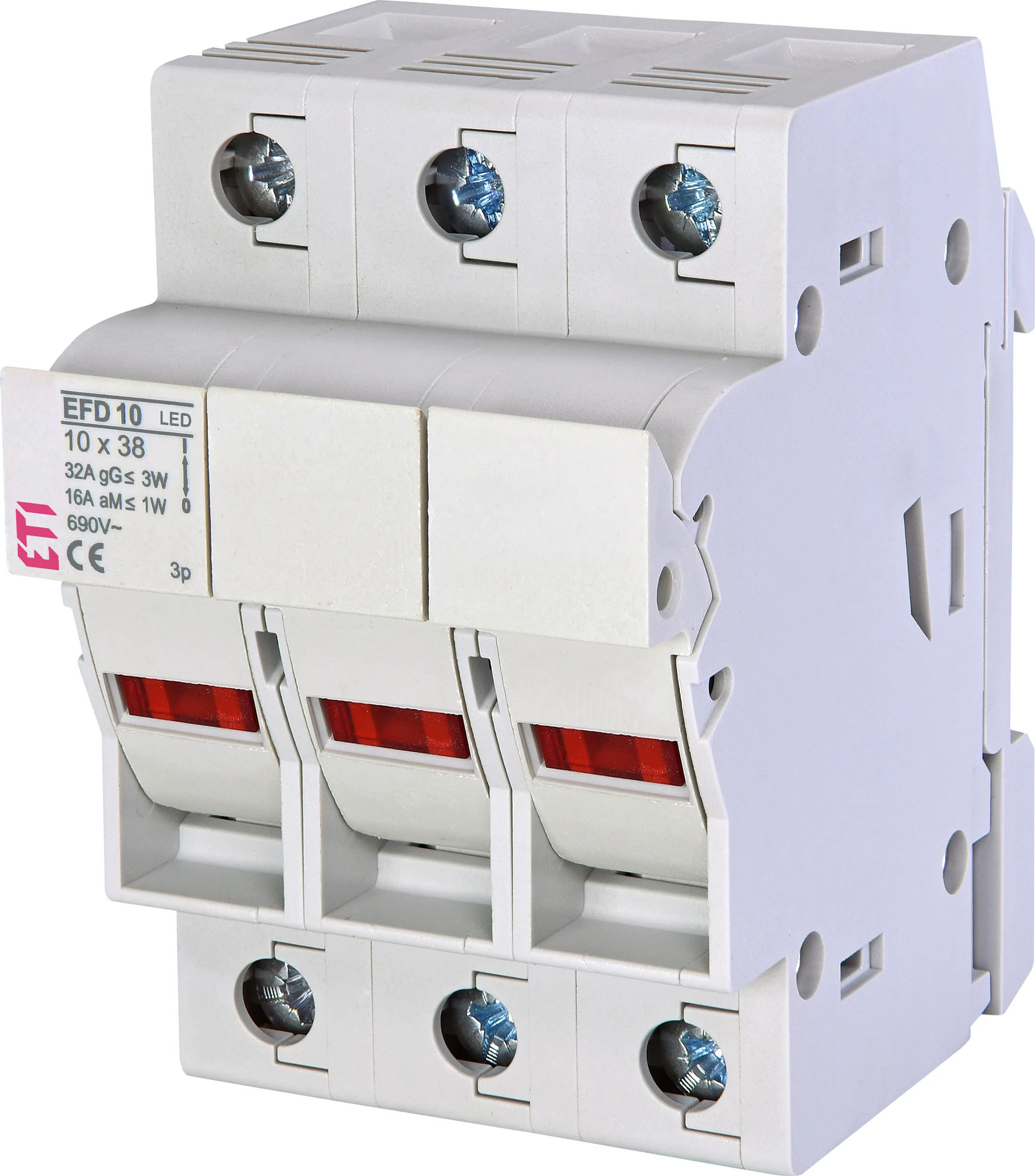 Drošinātāju blokslēdzis EFD 10 3p LED AD 002540314