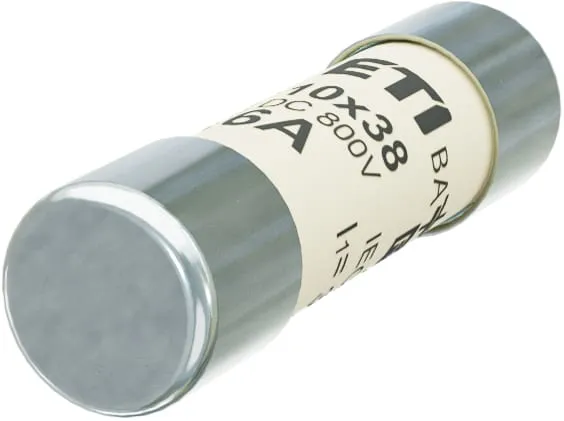 Drošinātājs CH10x38 gBat 6A/800V DC 002626034