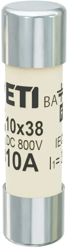 Drošinātājs CH10x38 gBat 10A/800V DC 002626038