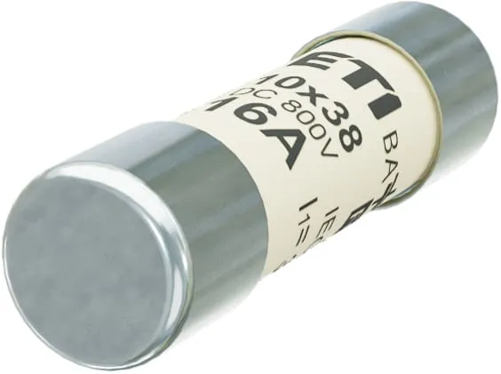 Drošinātājs CH10x38 gBat 16A/800V DC 002626042