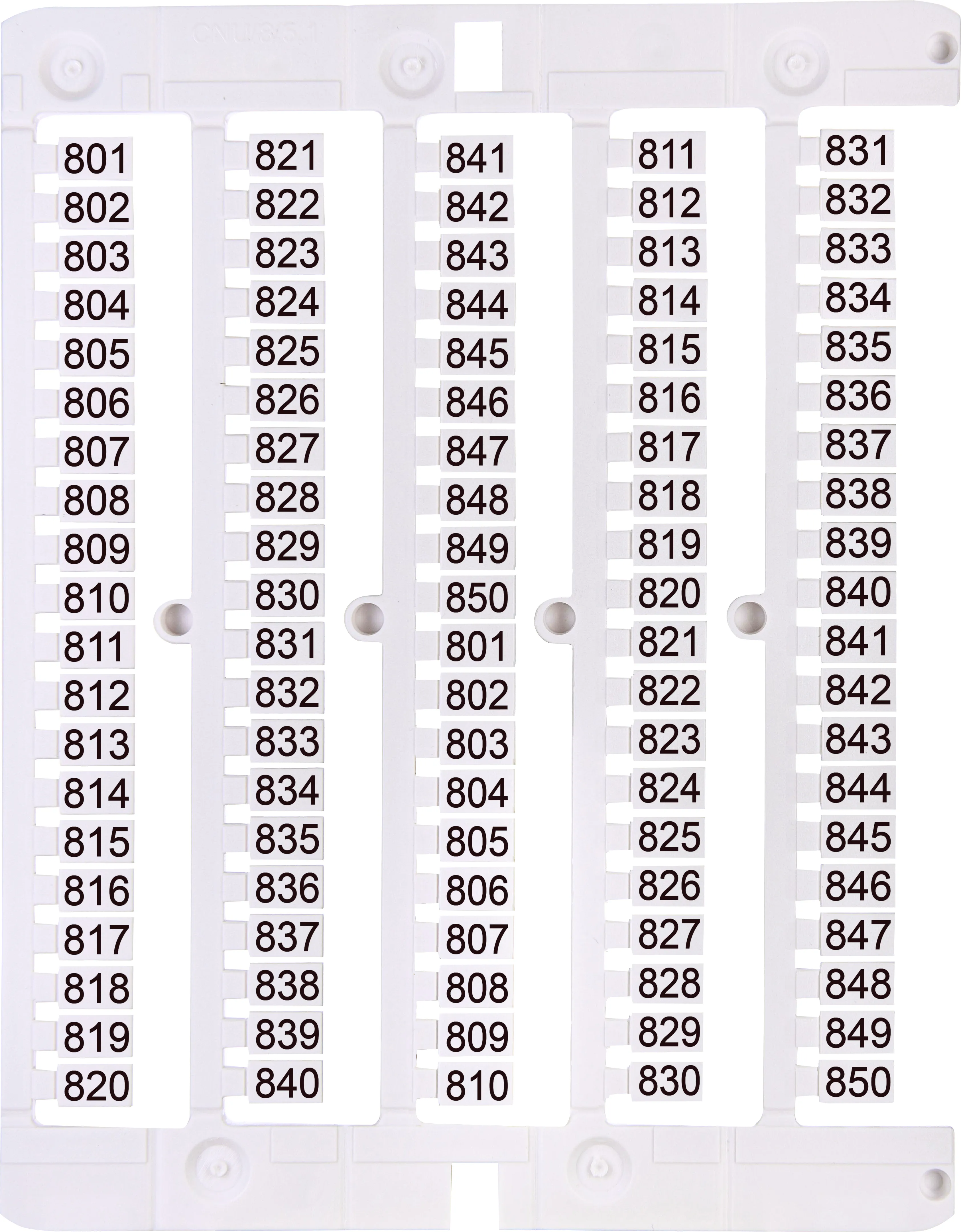 Apzīmējuma plate ES-NU0851801 003903093