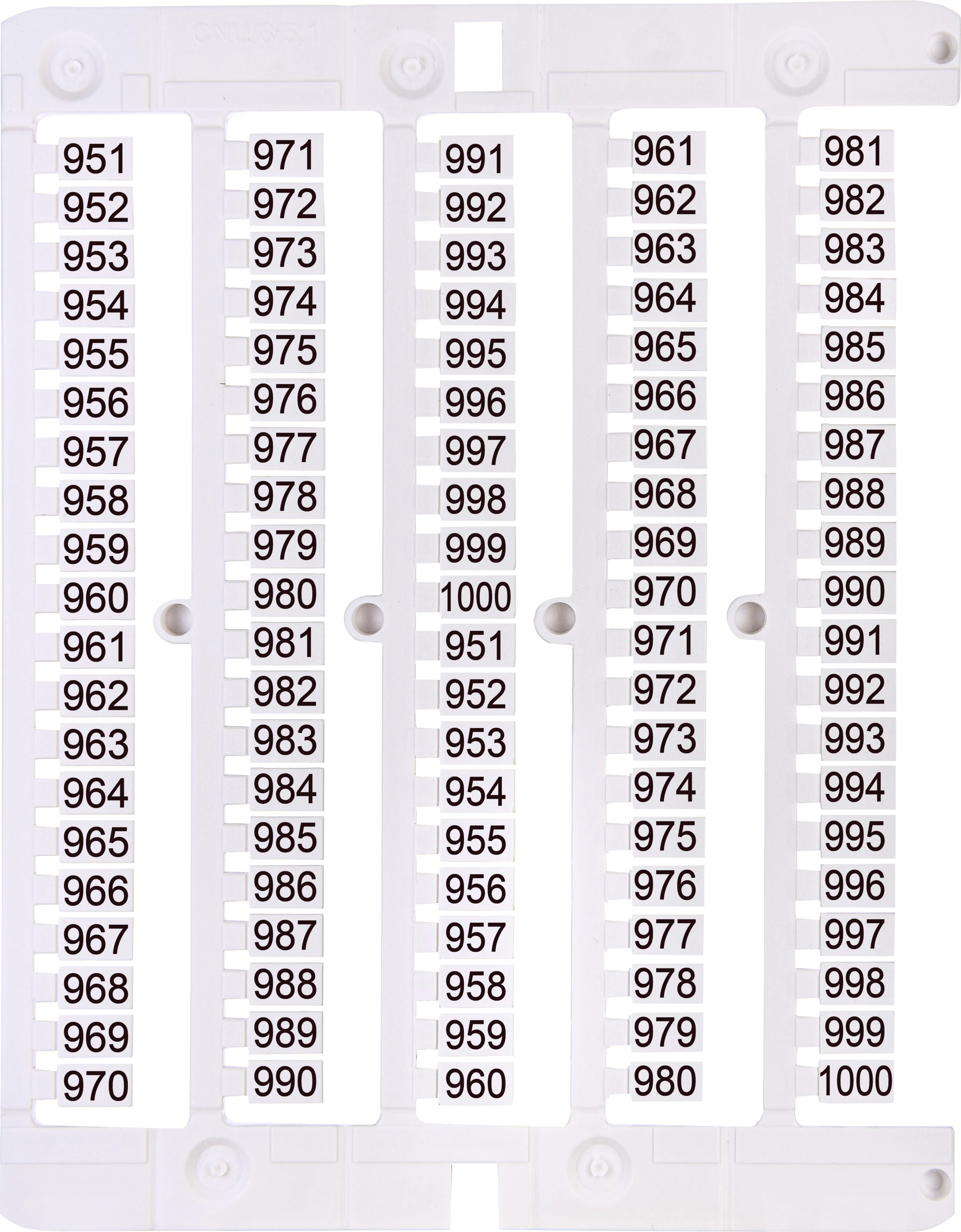 Apzīmējuma plate ES-NU0851951 003903096