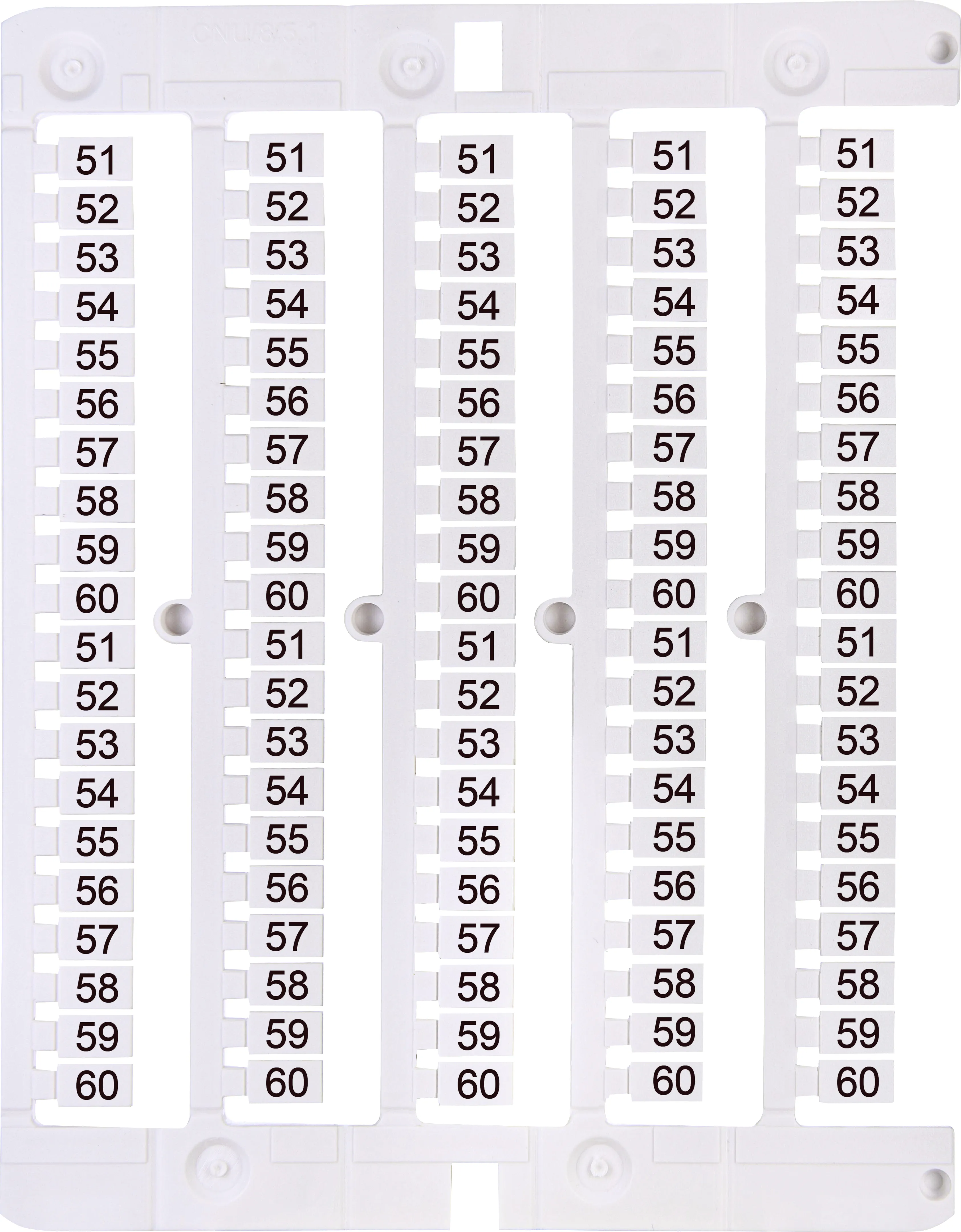 Apzīmējuma plate ES-NU0851560 003903102