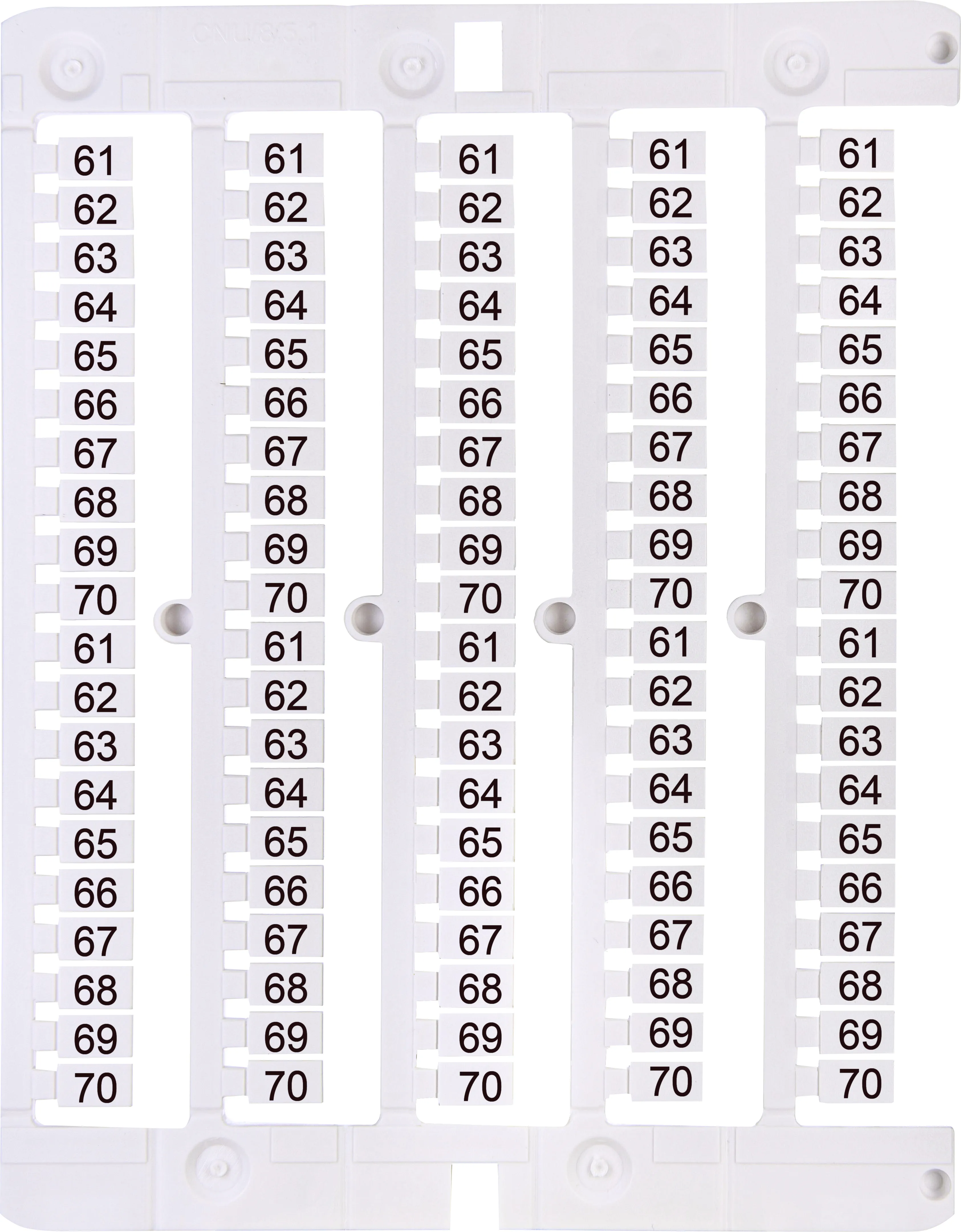Apzīmējuma plate ES-NU0851570 003903103