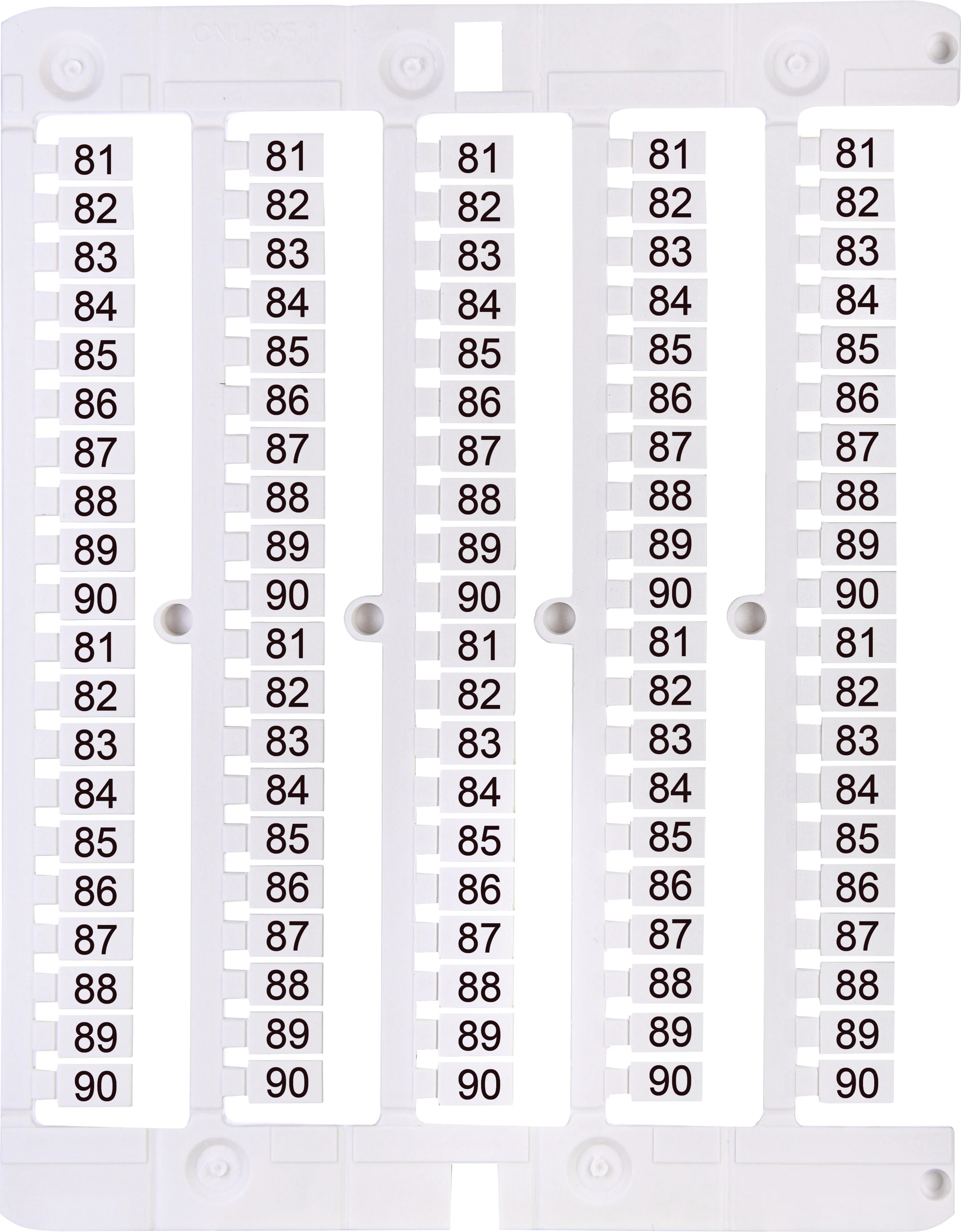 Apzīmējuma plate ES-NU0851590 003903105