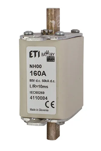 Drošinātājs NH00 gBat 80A/80V DC 004110081