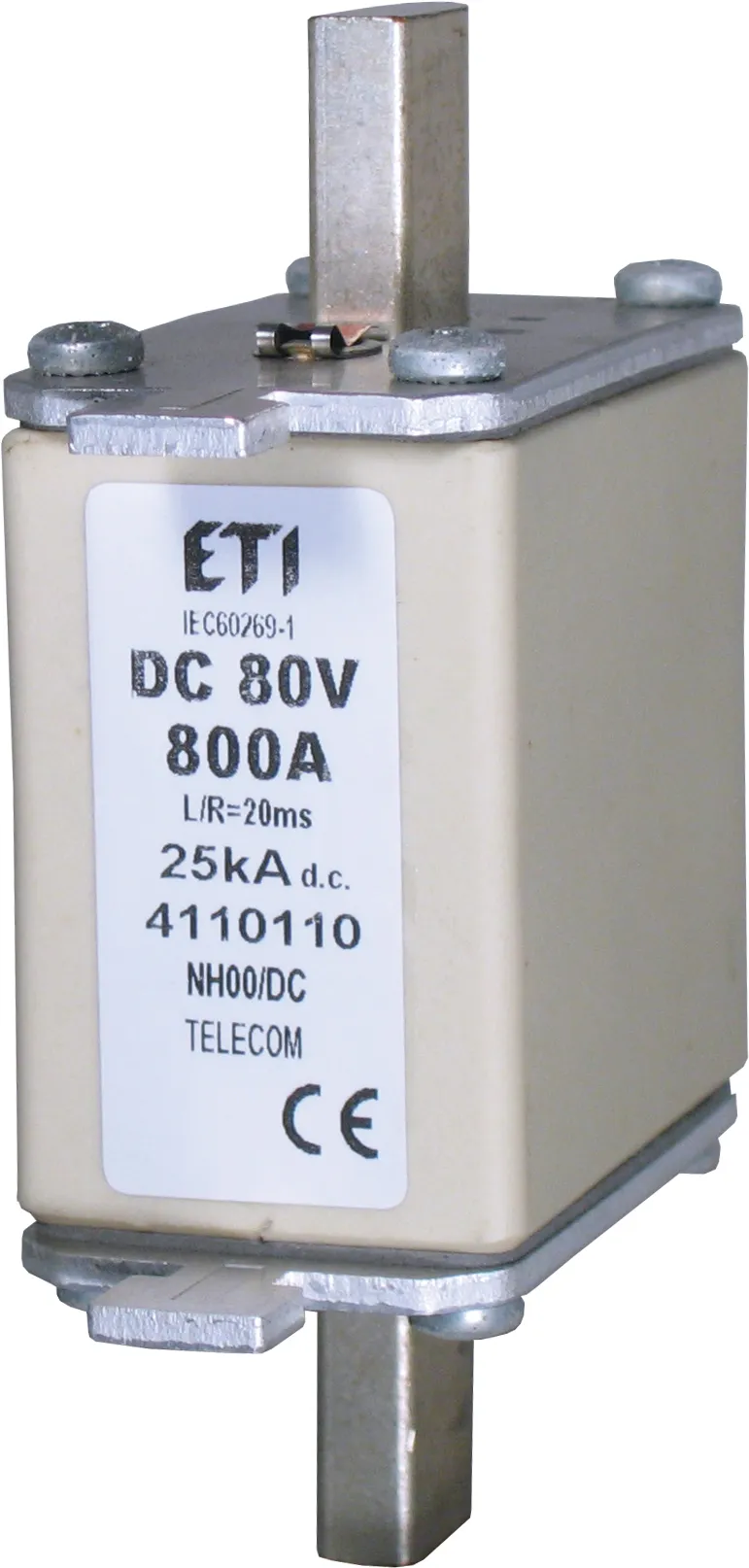 Drošinātājs NH00/K 630A/80V DC 004110104