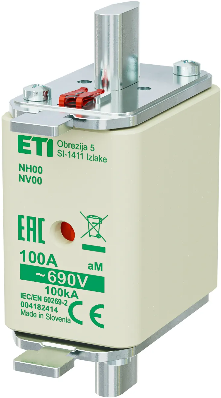 Drošinātājs NH00 aM 100A/690V 004182414