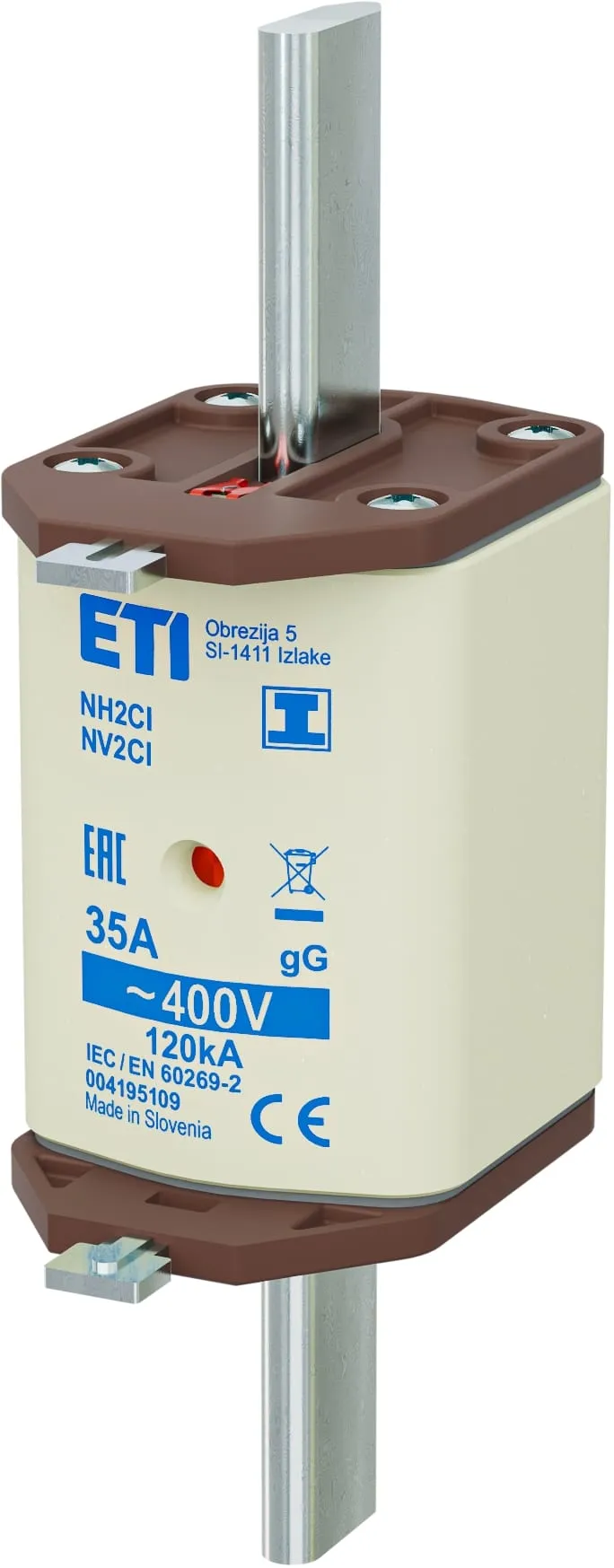 Drošinātājs NH2C/I gG 35A/400V 004195109