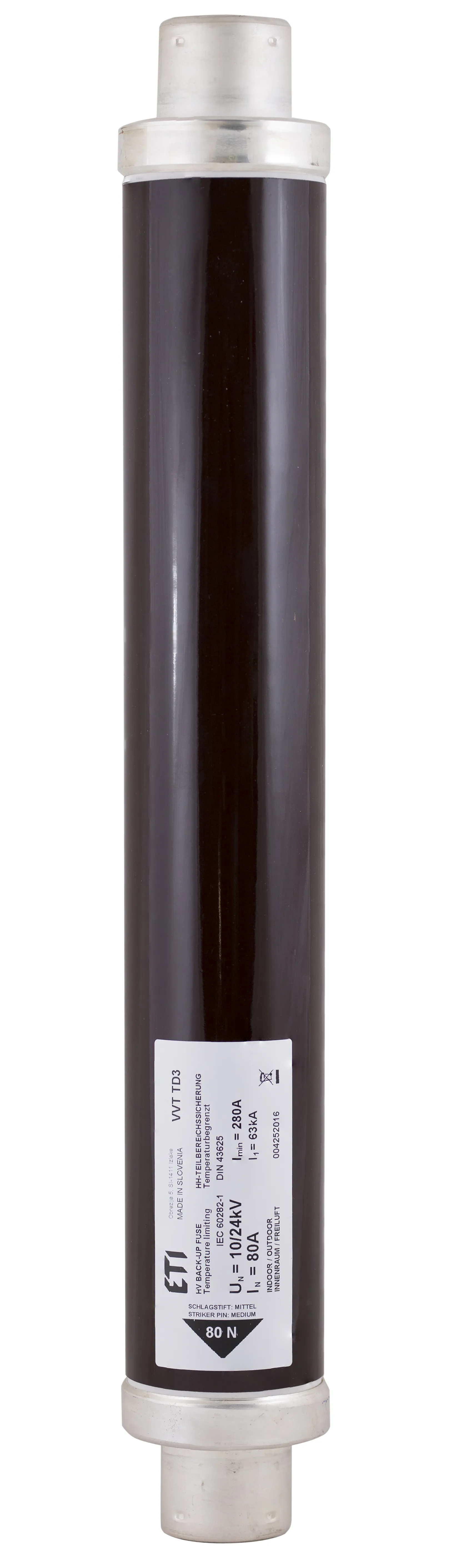 Drošinātājs VVC3 24kV/4A 004250004