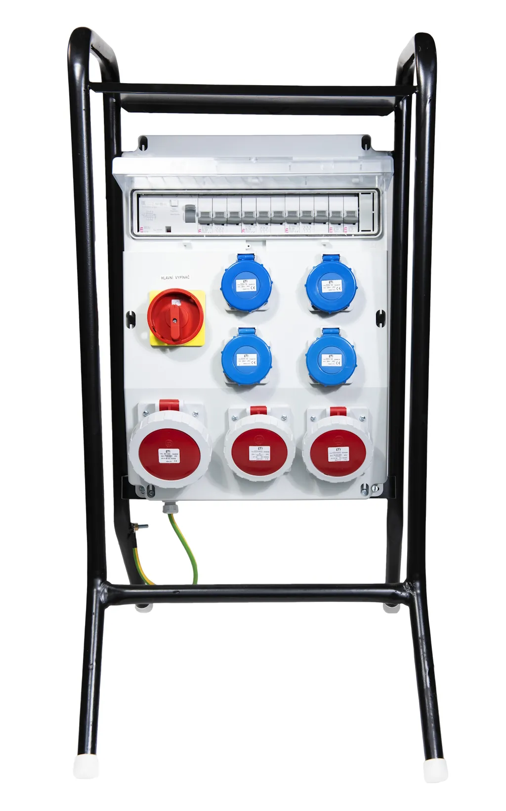Sadalošais panelis EDS16S RCD 4/3 16/32/VYP B+C 004483447