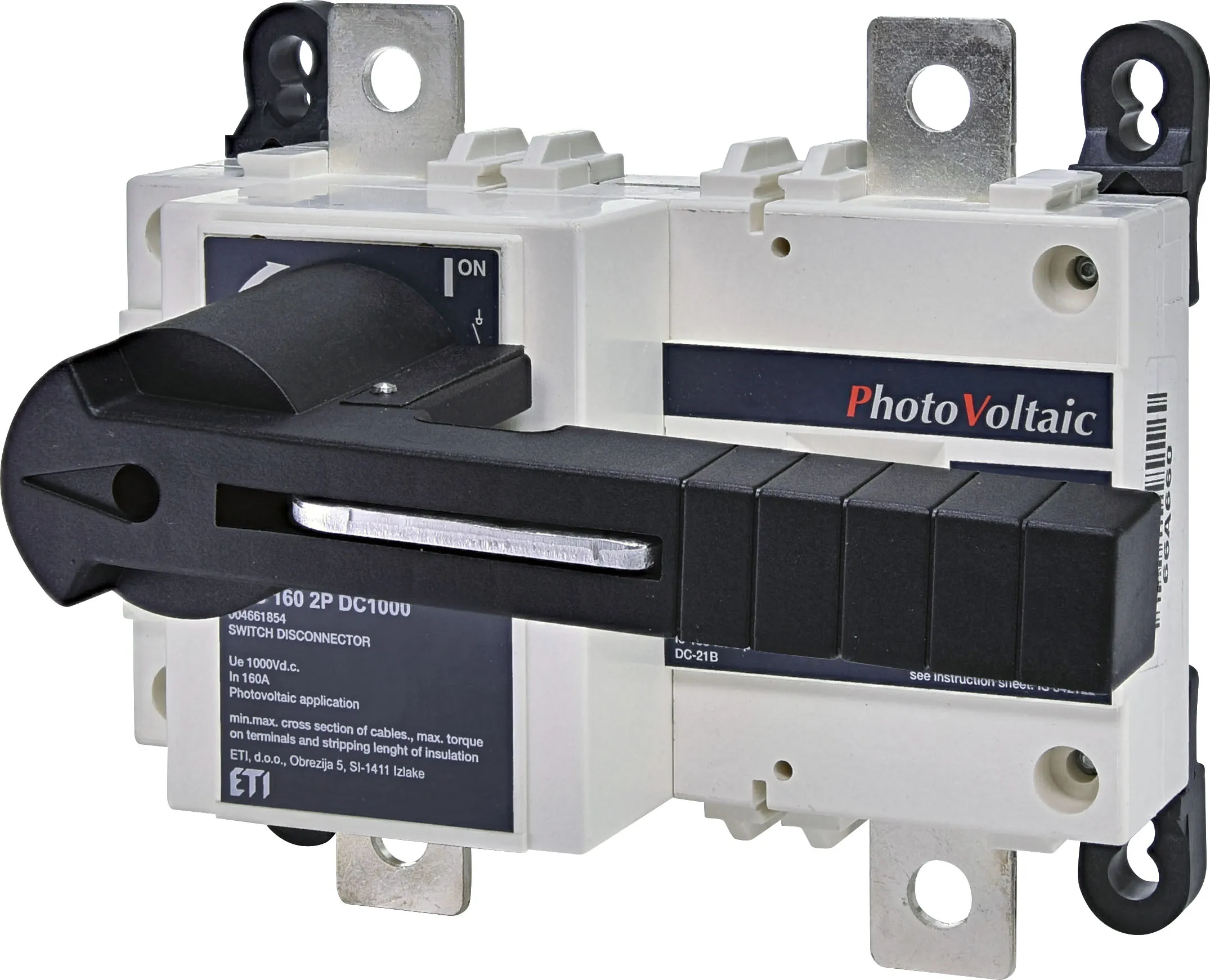 Atdalītājsledzis PV - DC LBS 160 2P DC1000 004661854