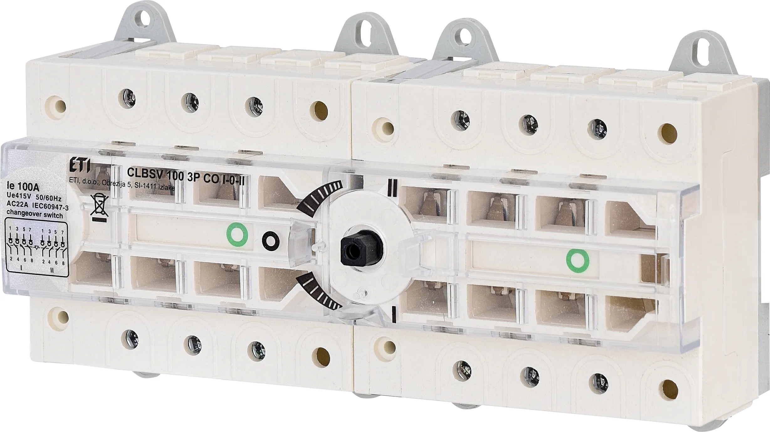 Pārslēdzis 1-0-2 CLBSV 100 3P CO I-0-II 004661891