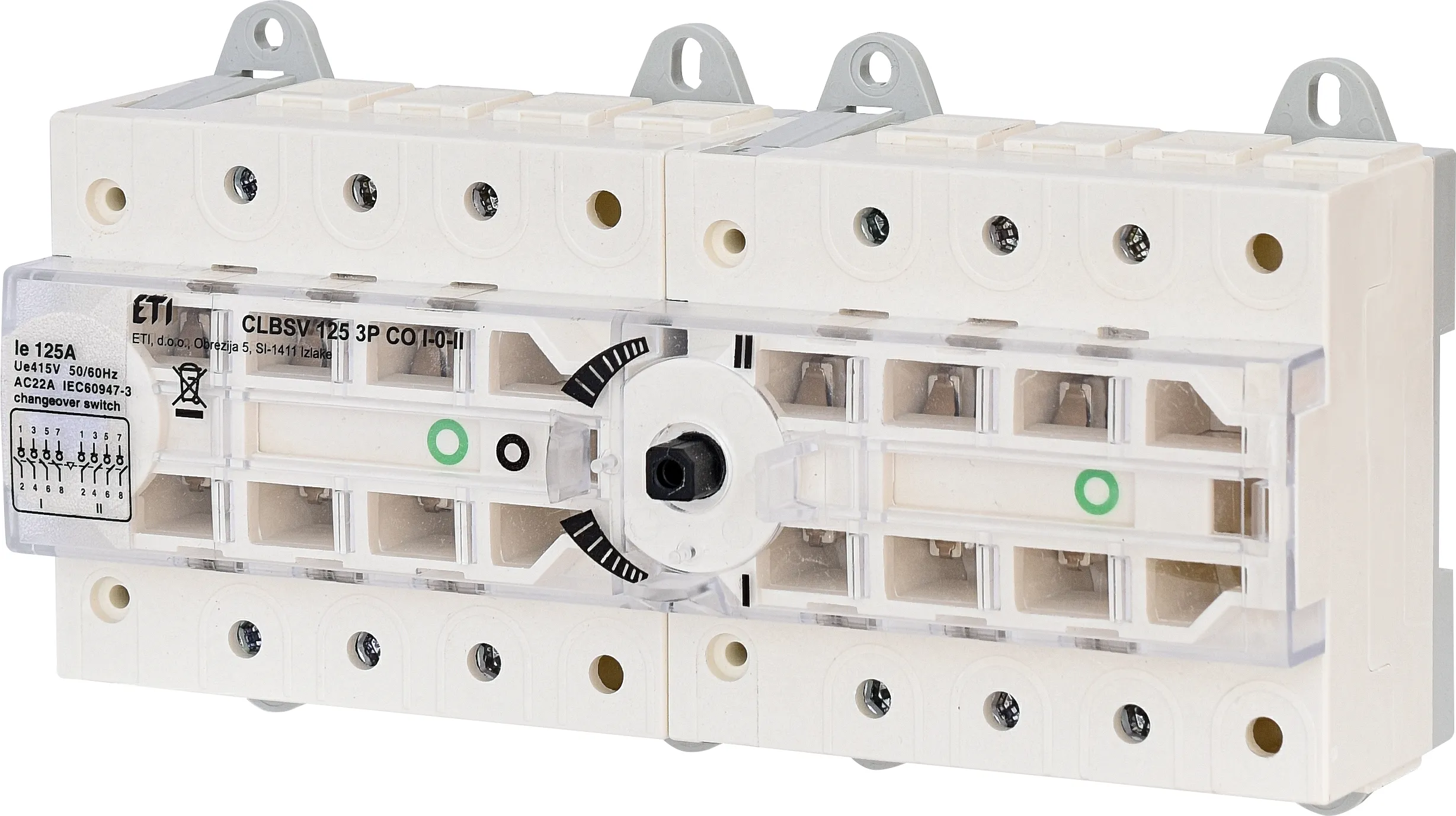 Pārslēdzis 1-0-2 CLBSV 125 3P CO I-0-II 004661892